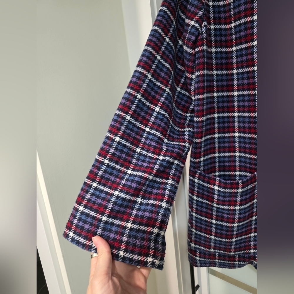 NWOT Monki Double Breasted Plaid Blazer Sz M - Picture 11 of 16